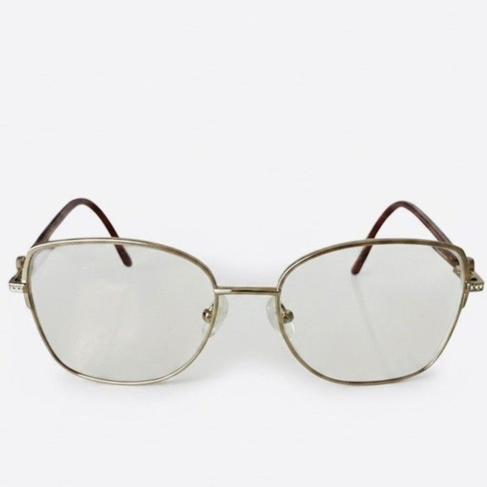 Adrienne Vittadini AV1278 Glasses W/ Case Rose Gold Frame 55-17-140 WOMENS Italy